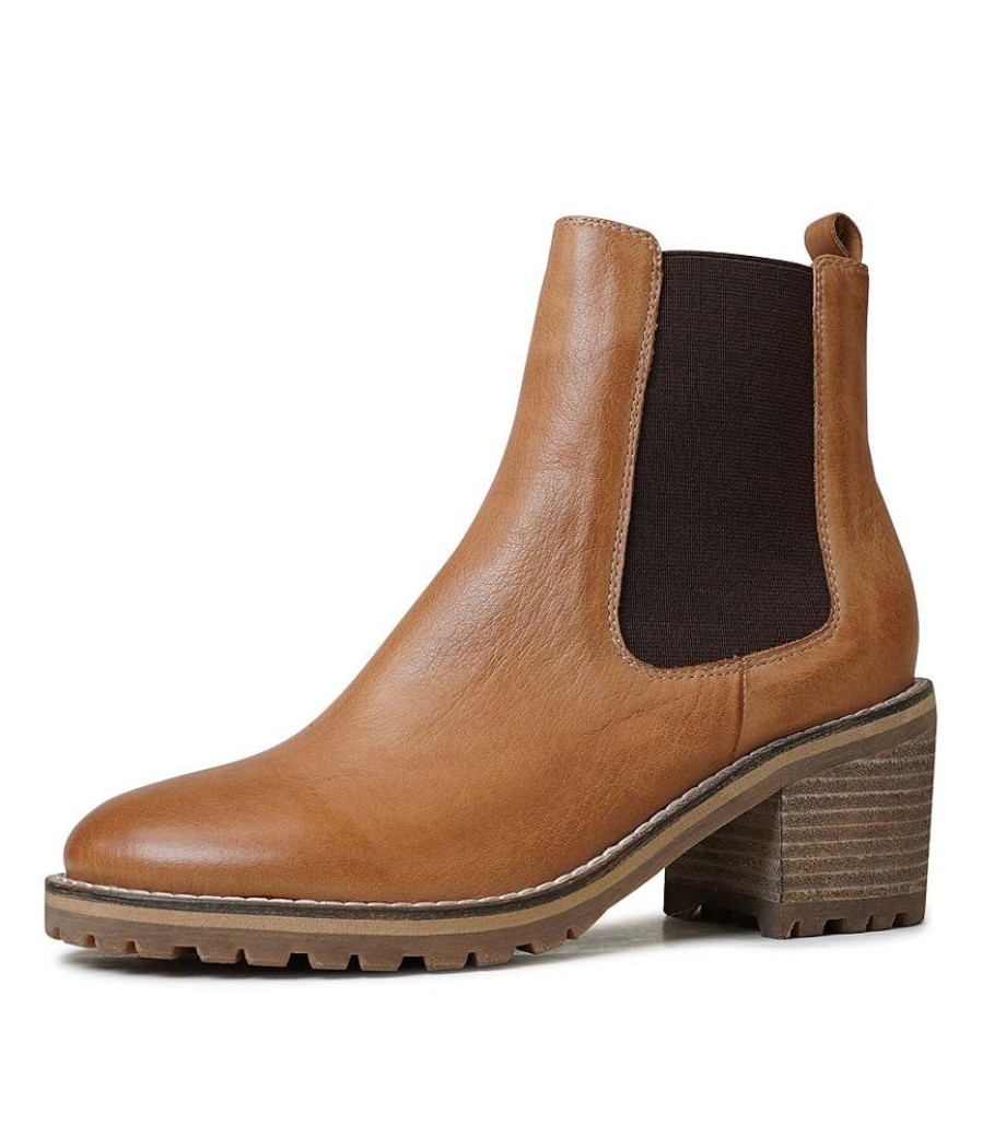 Boots Mollini Shoes | Biscoti Tan