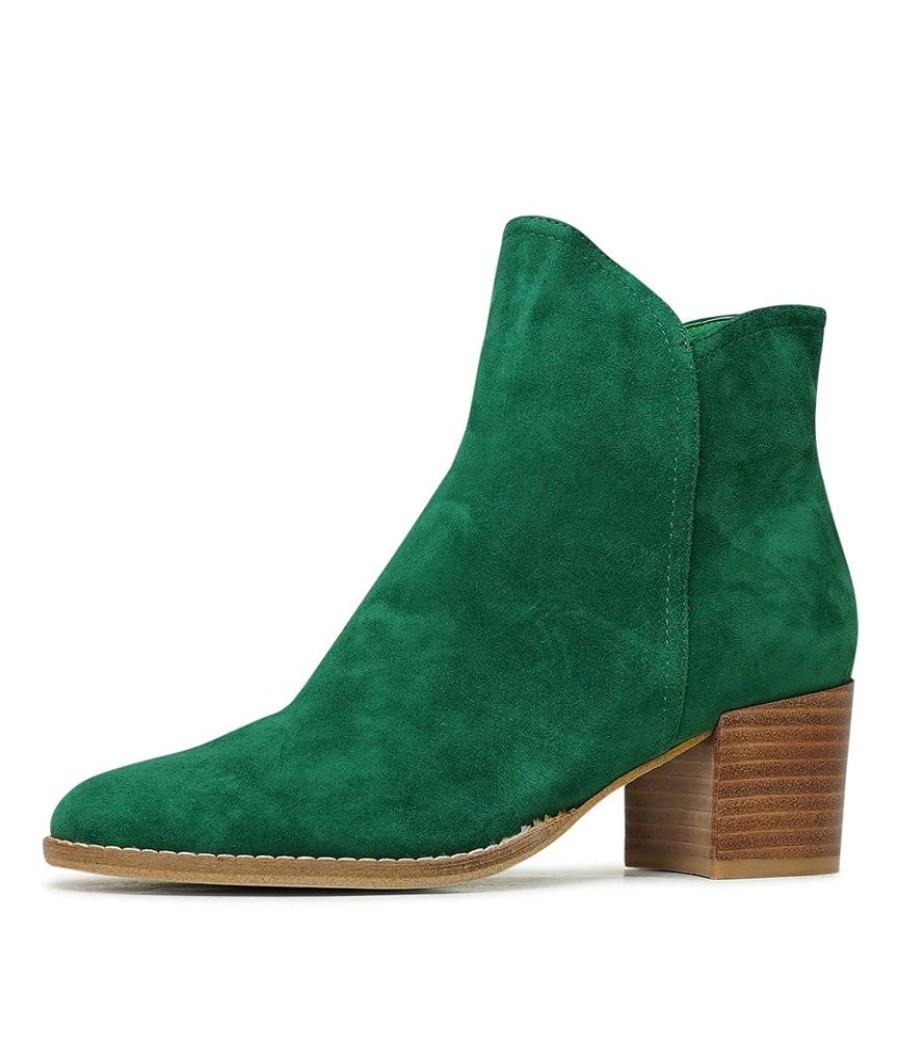 Boots Django & Juliette | Mockas Emerald Suede