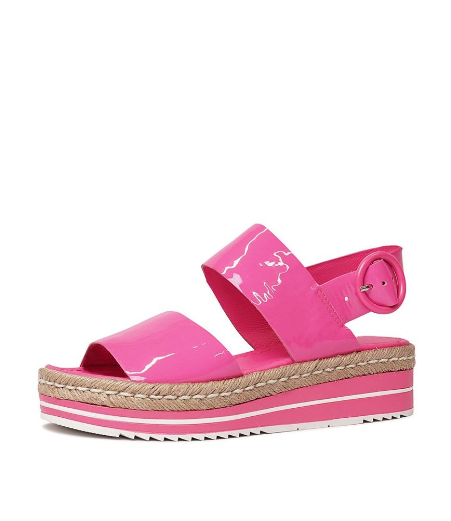 Sandals Django & Juliette | Atha Hot Pink Patent