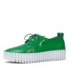 Flats Django & Juliette | Batu Emerald Patent Leather Sneakers