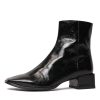 Boots Neo Shoes | Ag-22515 Black Patent Leather Ankle Boots