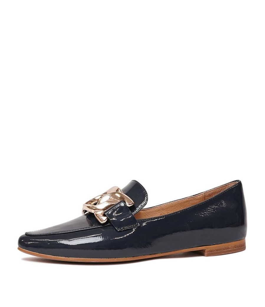 Flats Top End | Socoro Navy Patent