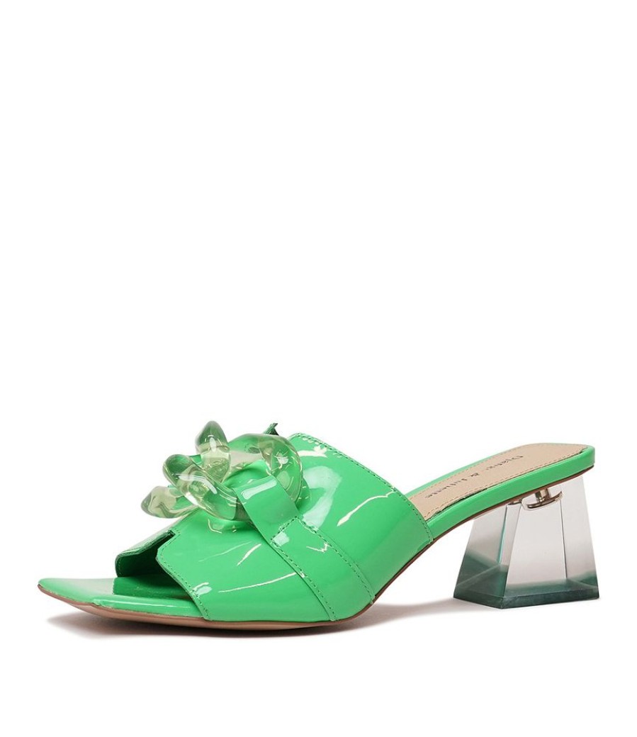 Heels Django & Juliette | Rulie Lime Patent