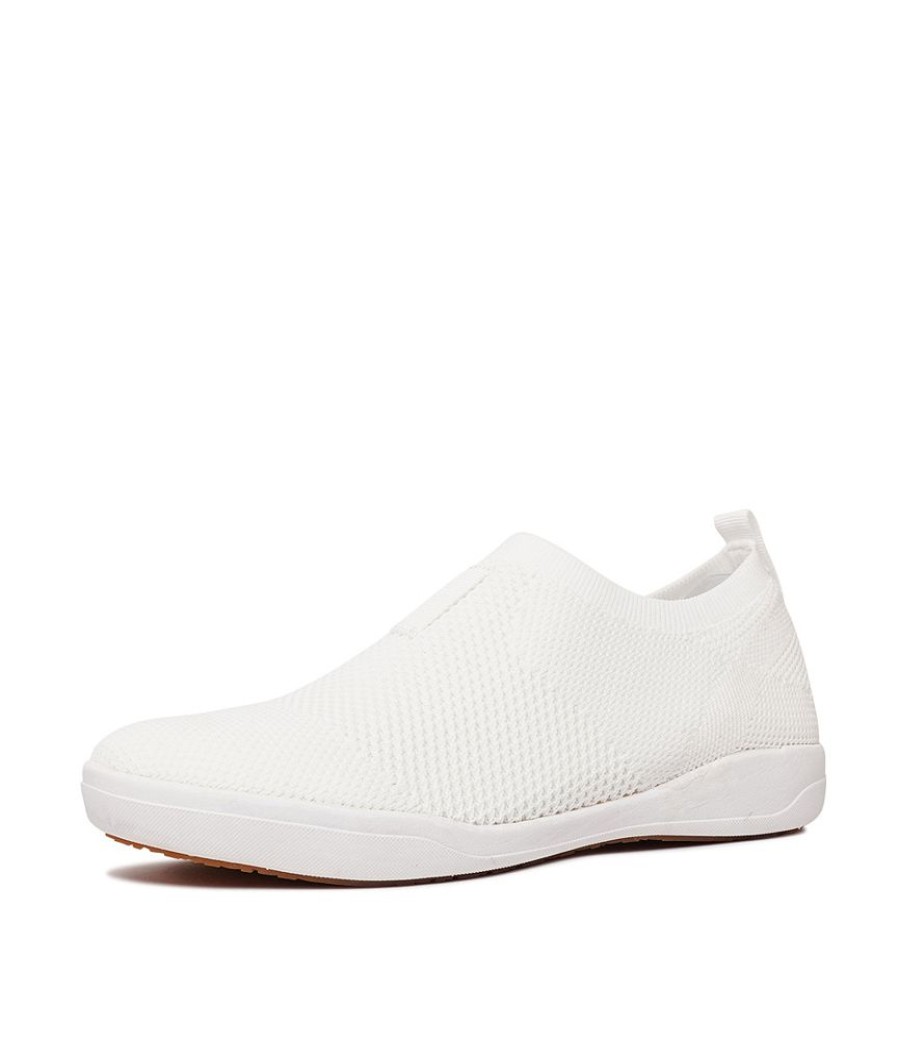 Flats Josef Seibel | Sina 64 White Slip On Sneakers