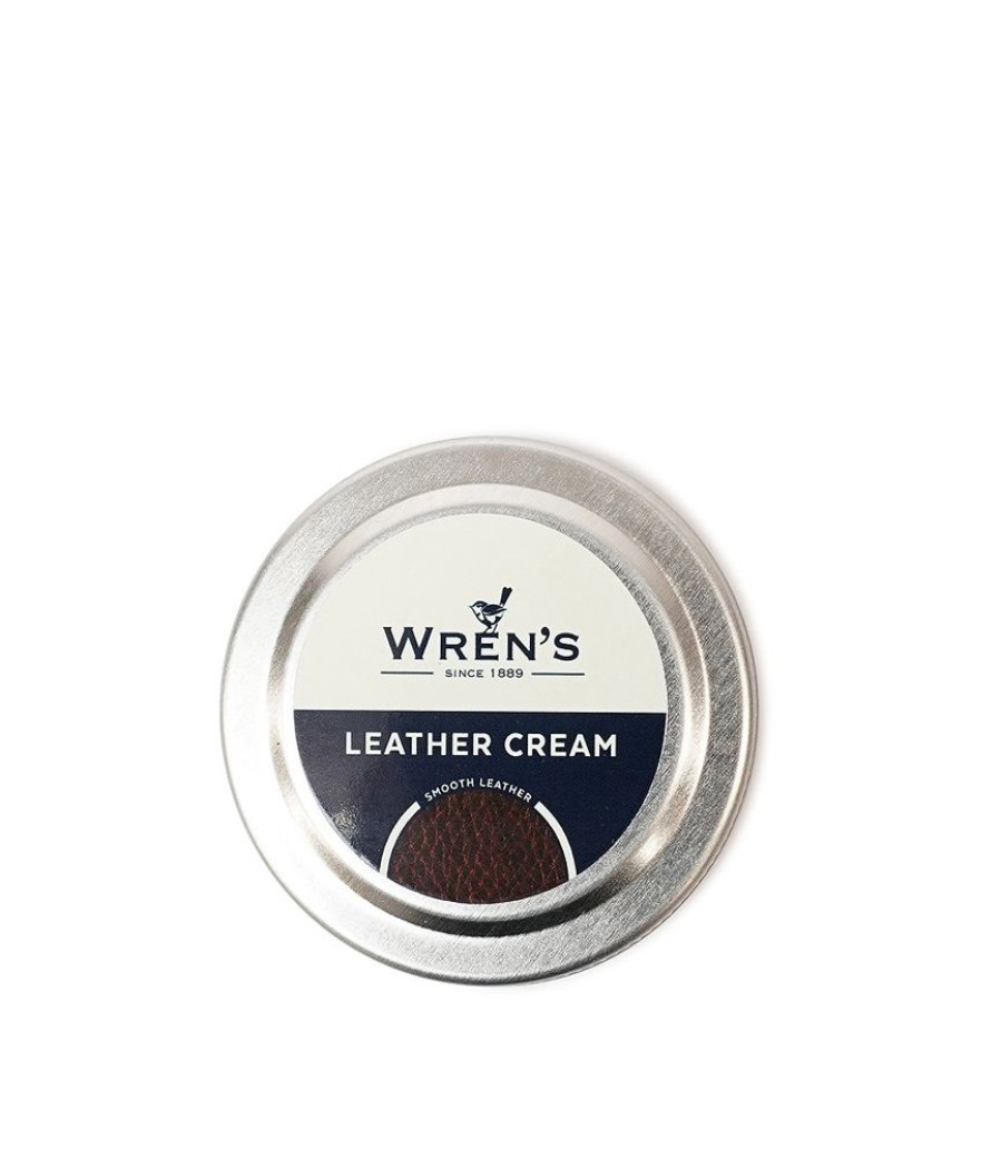 Accessories Wrens | Leather Cream Black