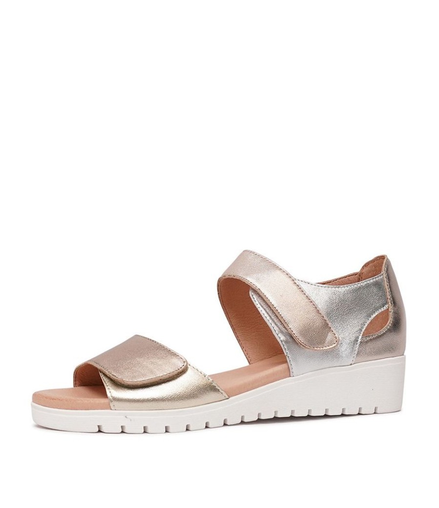 Sandals Django & Juliette | Monte Metallic Multi