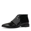 Boots Django & Juliette | Essy Black Patent Leather Ankle Boots