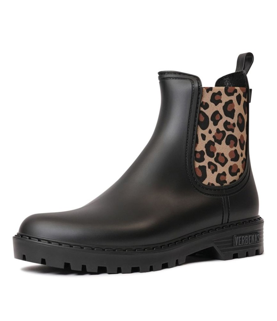 Boots Verbenas | Gaudi Black/ Leopard