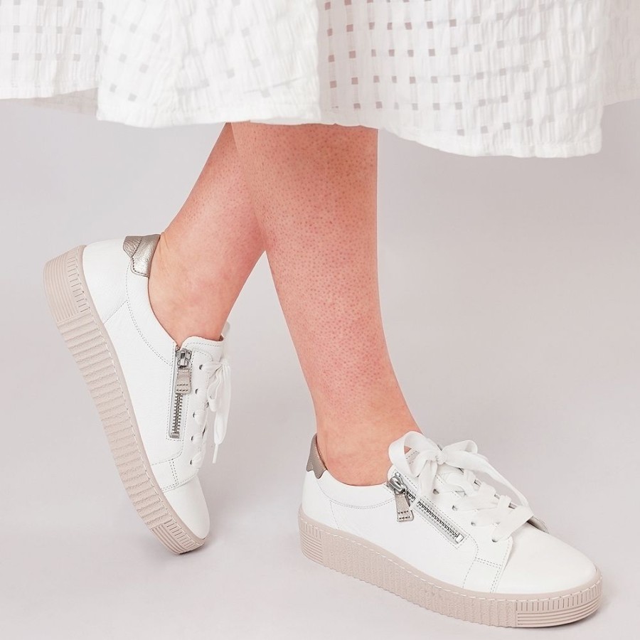 Flats Gabor | Amelia White/ Rose