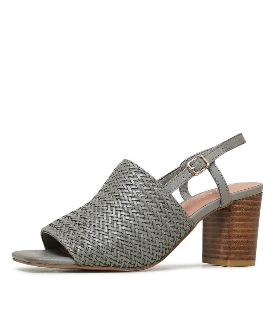 Heels Django & Juliette | Pickle Khaki Weave