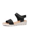 Sandals Nu By Neo Shoes | Camila Black Leather Sandals