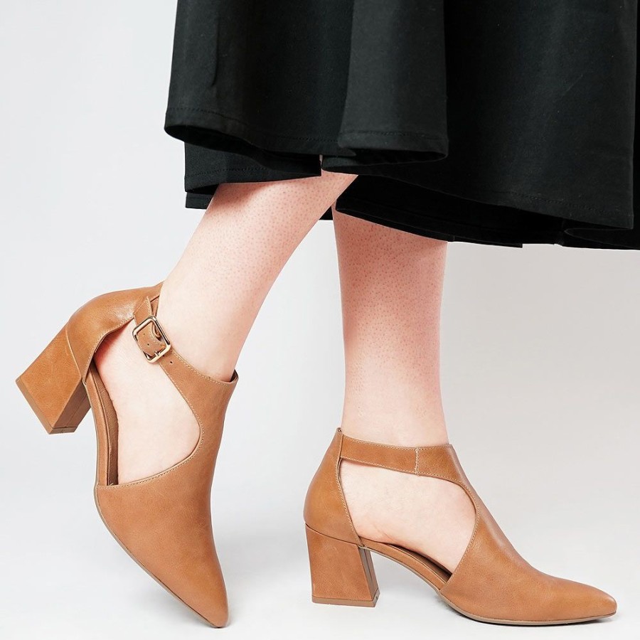 Heels Django & Juliette | Moreno Tan Leather