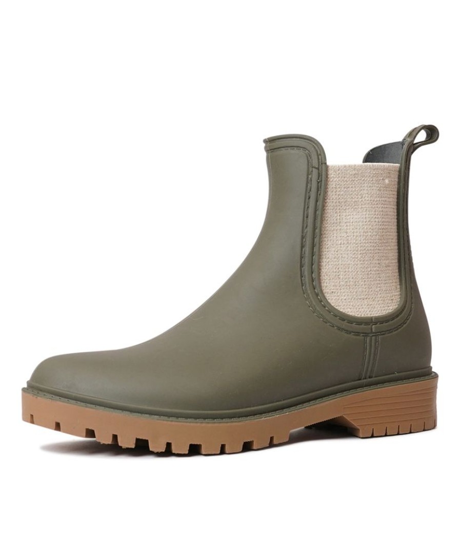 Boots Diana Ferrari | Laurina Olive Gumboots