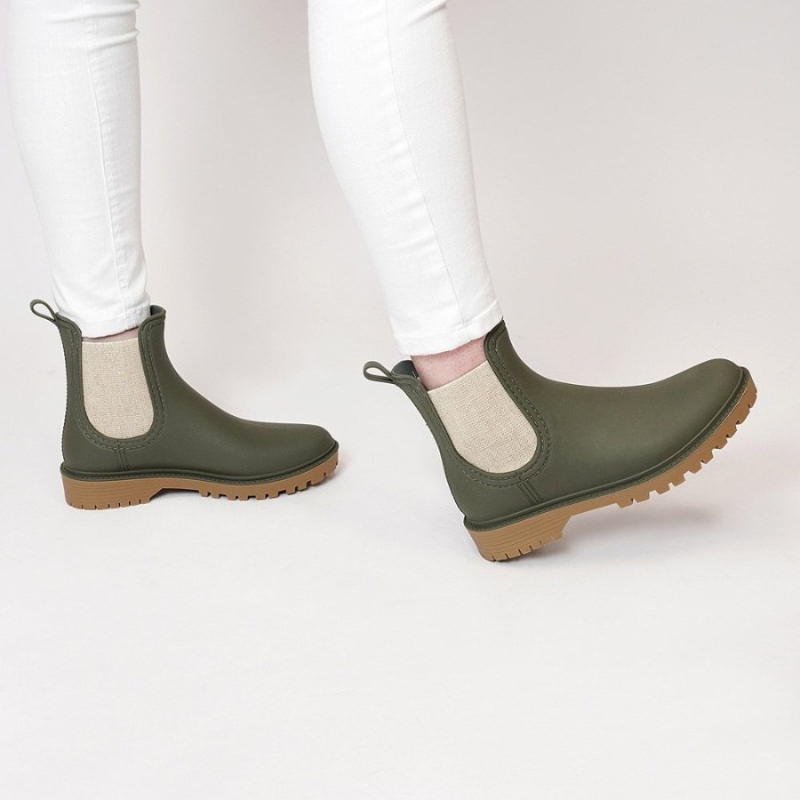 Boots Diana Ferrari | Laurina Olive Gumboots