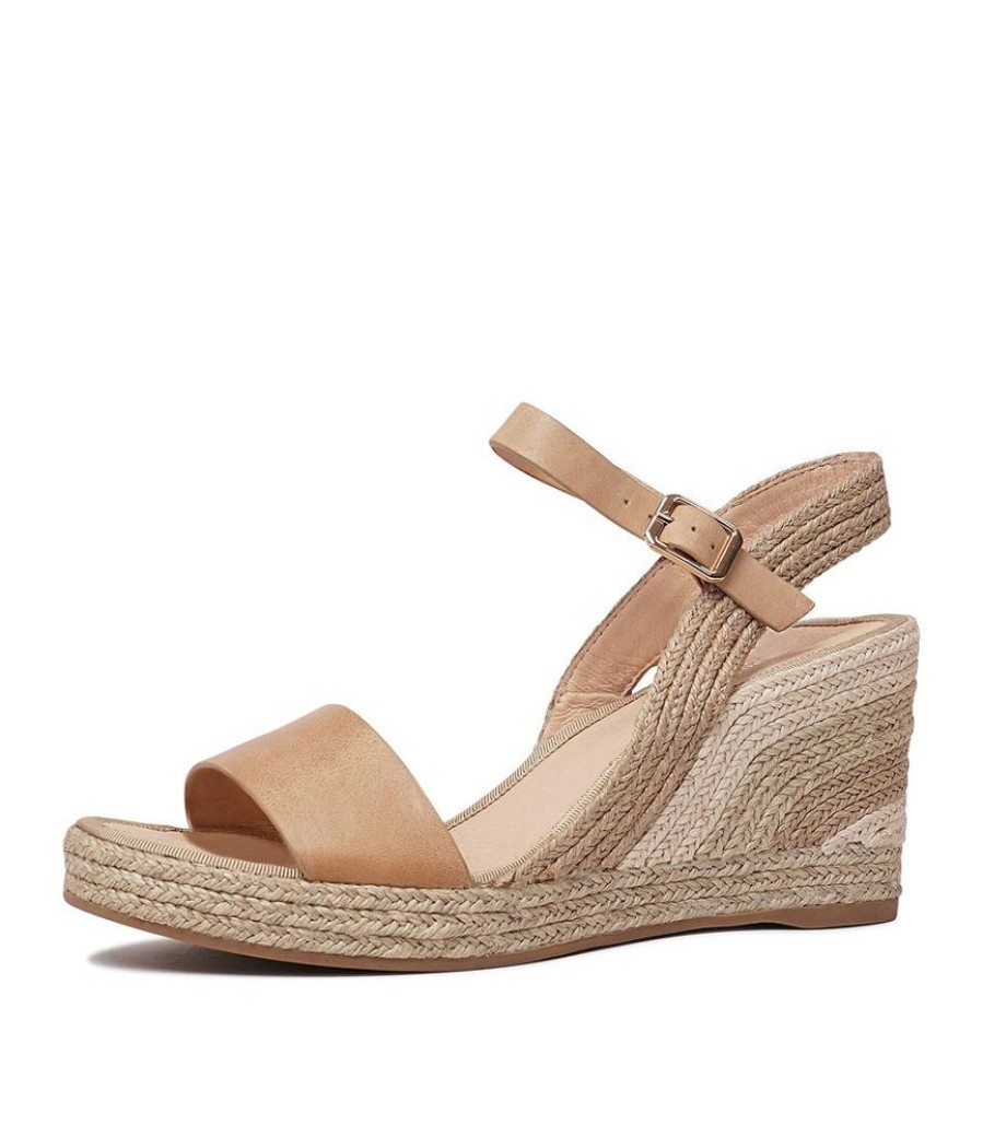 Heels Django & Juliette | Perols Cappacino Espadrille Wedges