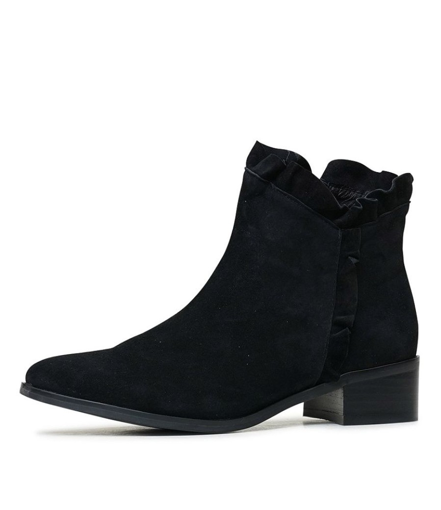 Boots Django & Juliette | Pepper Black Suede