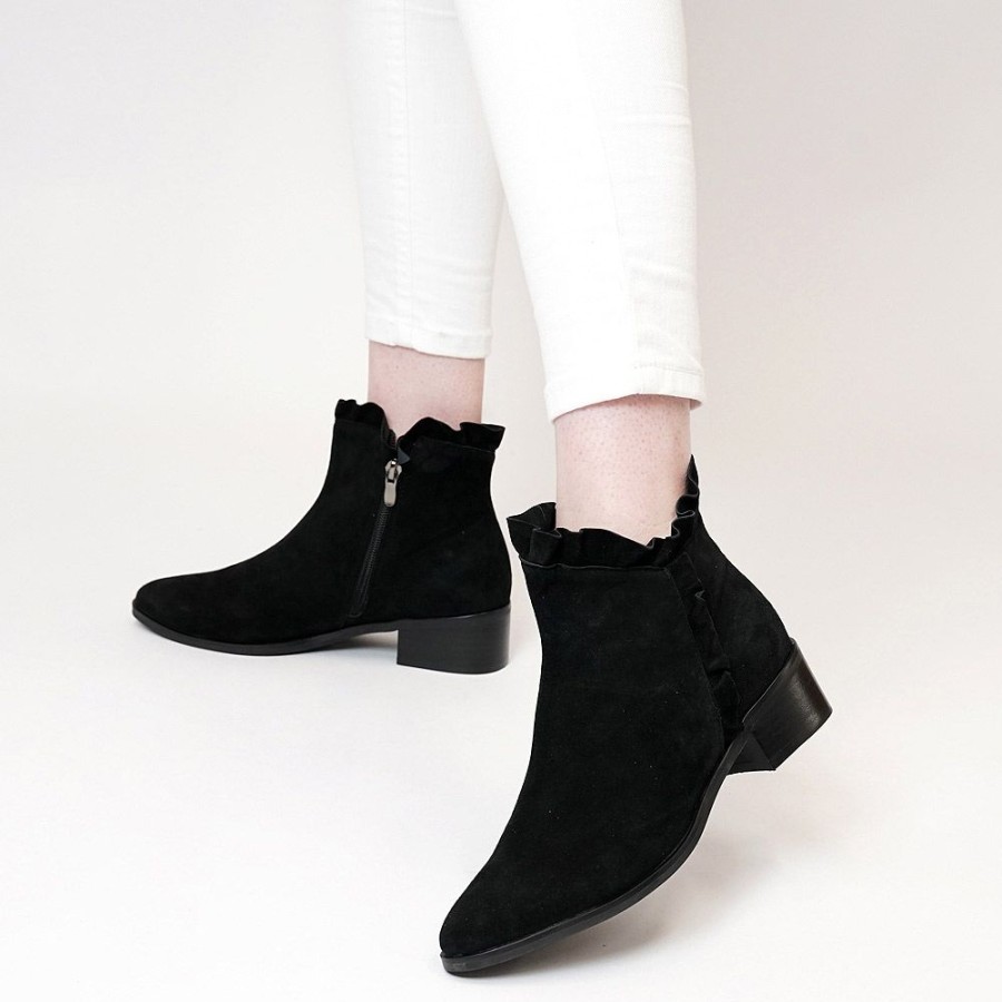 Boots Django & Juliette | Pepper Black Suede