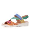 Sandals Django & Juliette | Melany Bright Multi Leather Sandals