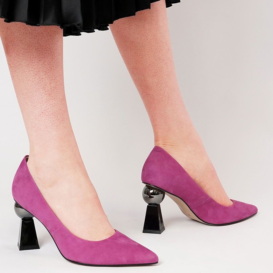 Heels Chrissie | Raffy Fuchsia Nubuck