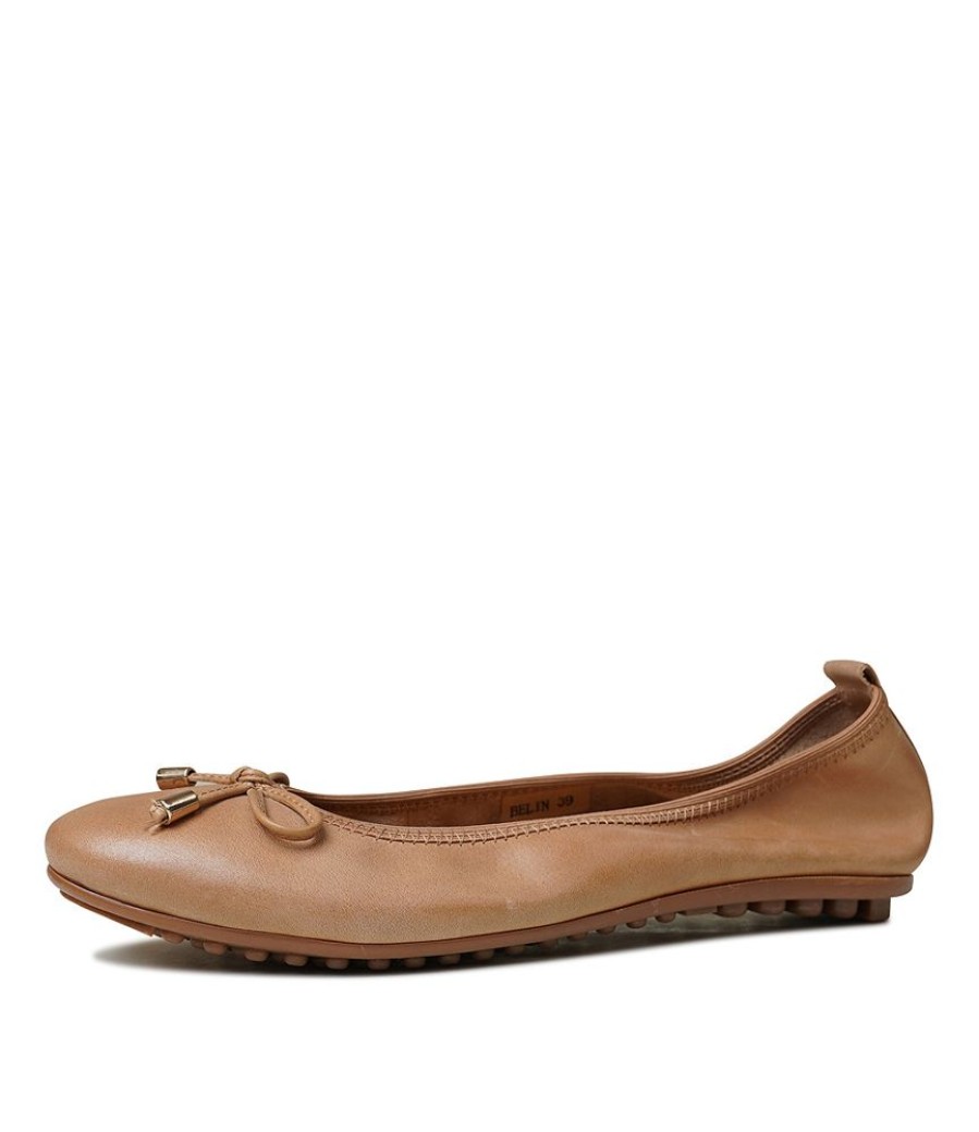 Flats Django & Juliette | Belin Tan Leather