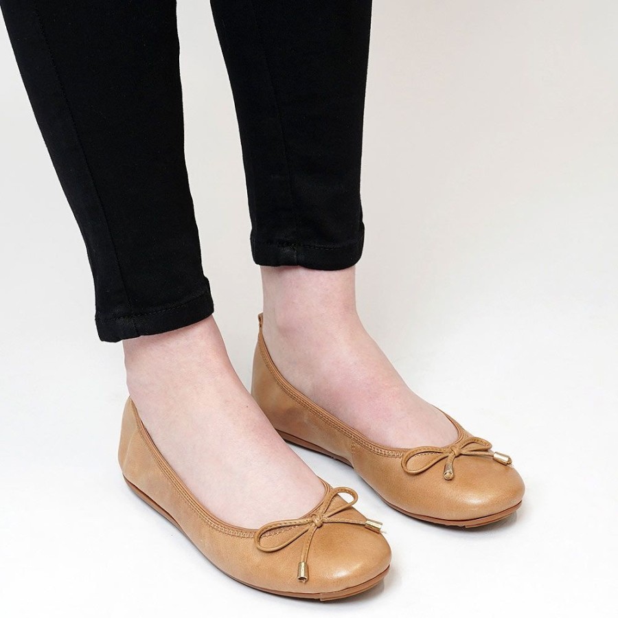 Flats Django & Juliette | Belin Tan Leather