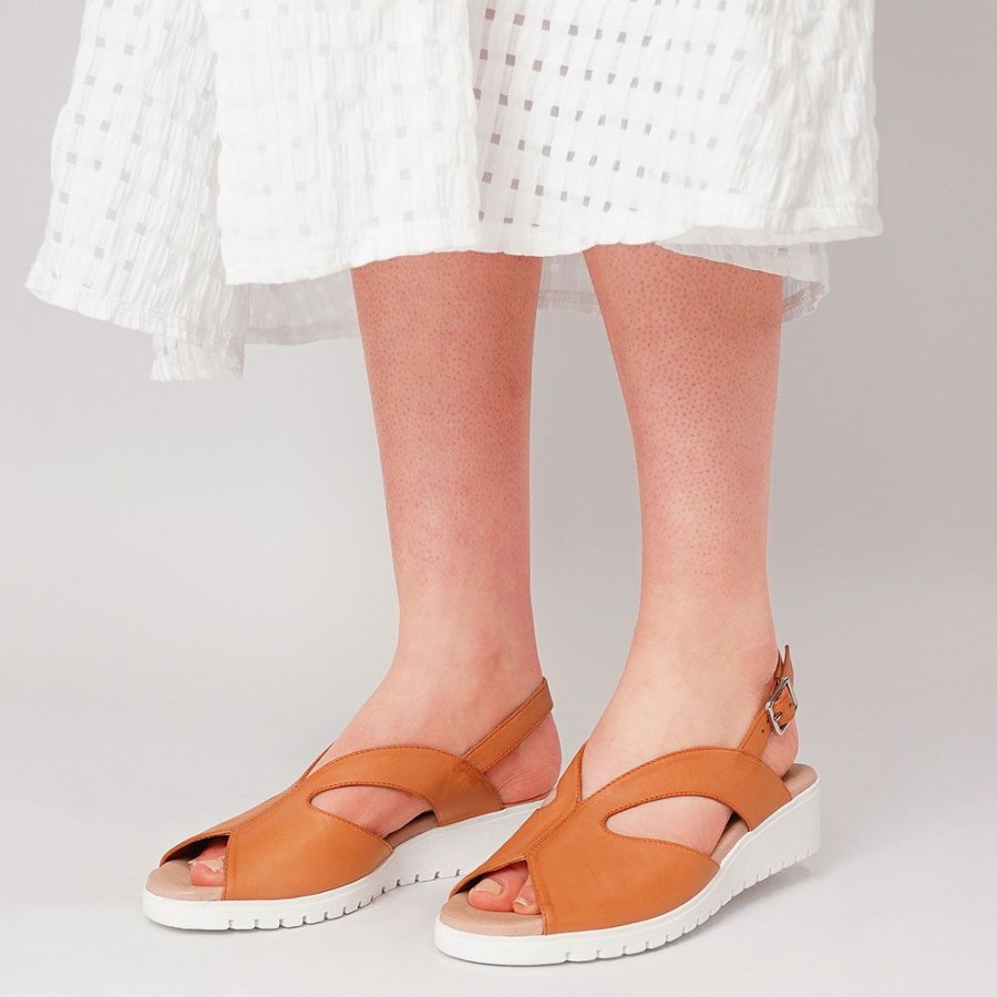 Sandals Django & Juliette | Megan Bright Orange