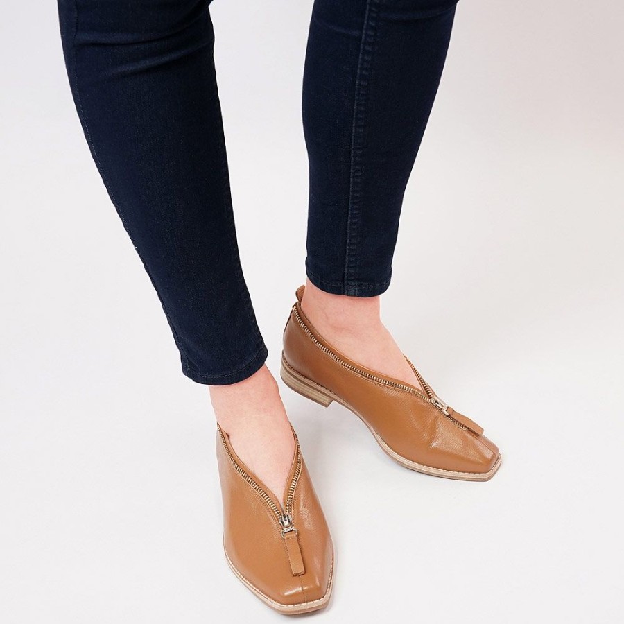 Flats Django & Juliette | Ambery Dark Tan