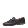 Flats Sala | Joanne Navy Leather Loafers