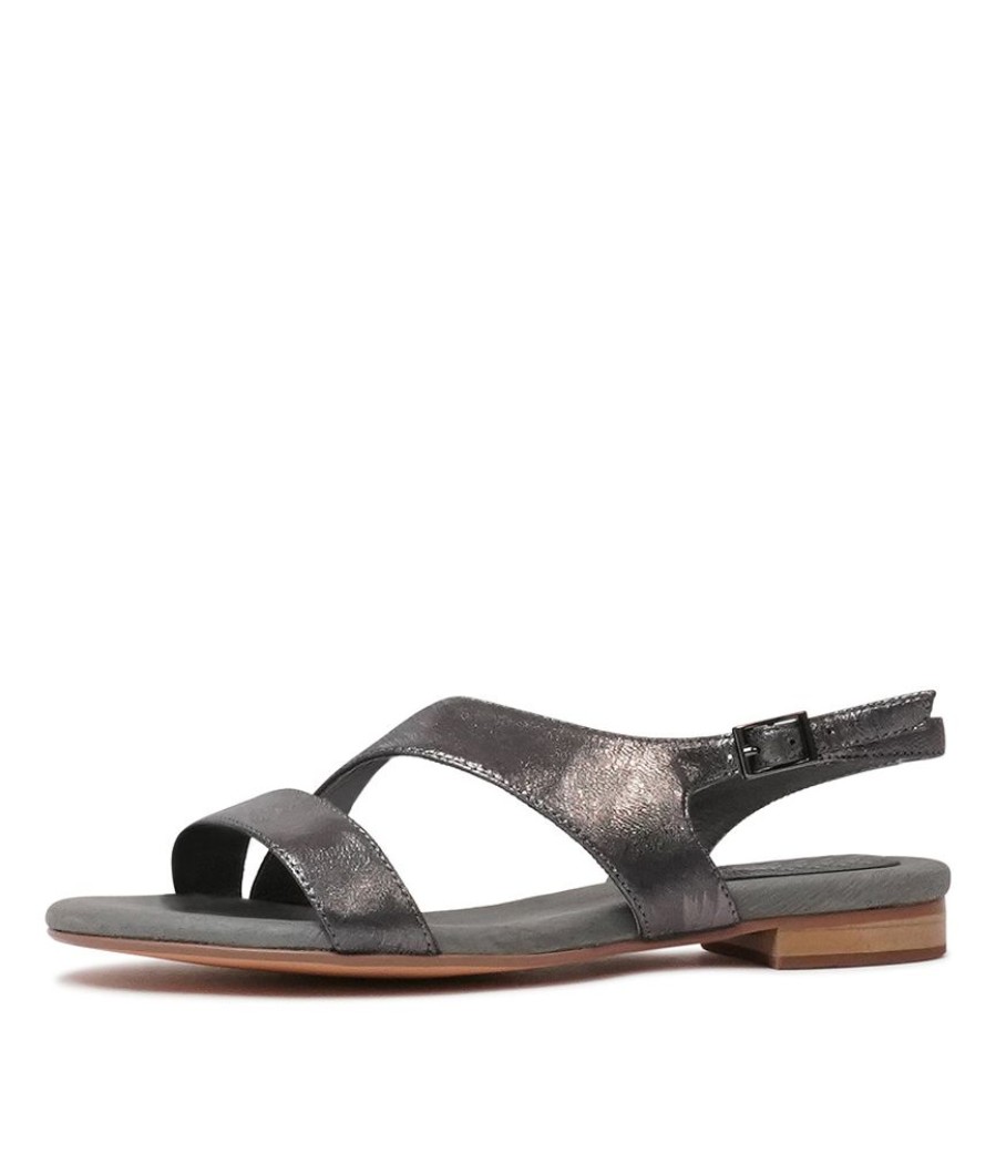 Sandals Django & Juliette | Porsche Pewter Scratch