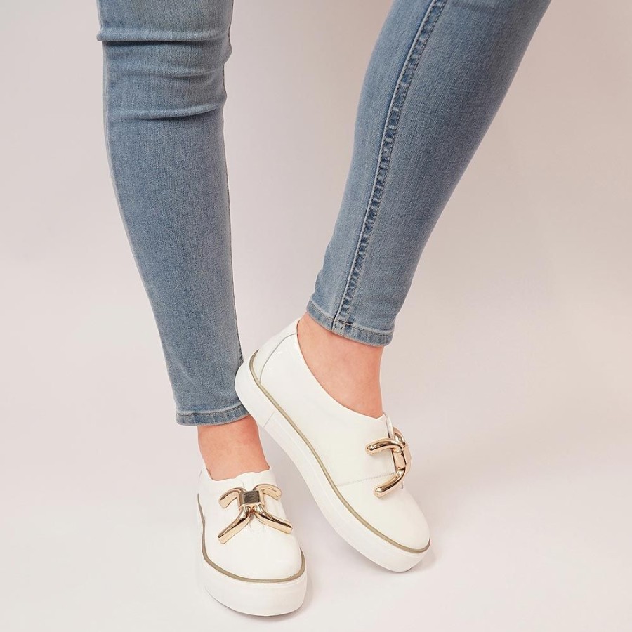 Flats Django & Juliette | Fillo White Patent