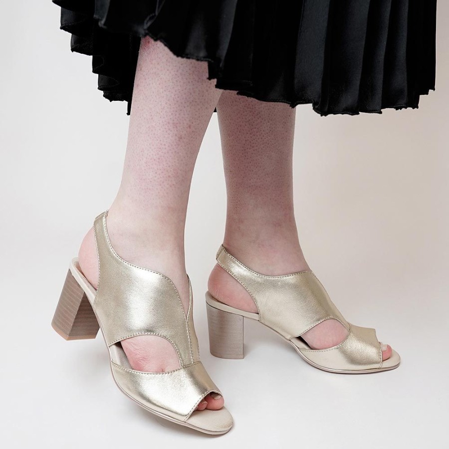 Heels Django & Juliette | Sunnier Pale Gold