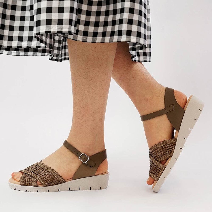 Sandals Nu By Neo Shoes | Bonita Khaki