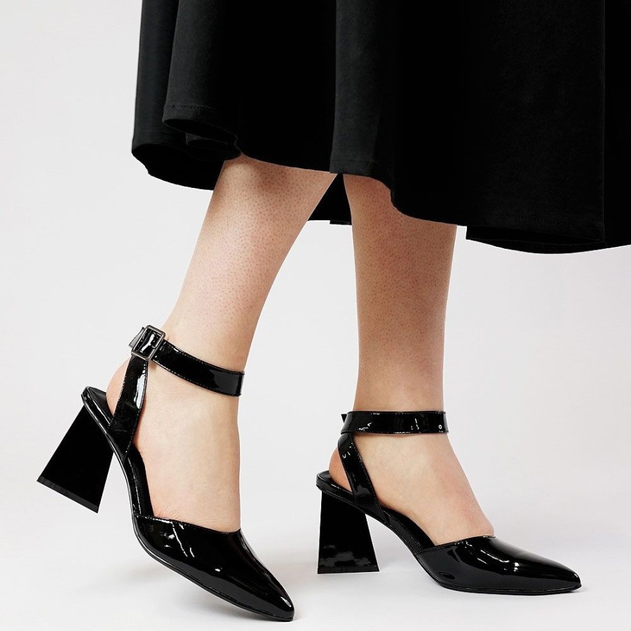 Heels Django & Juliette | Hisa Black Patent