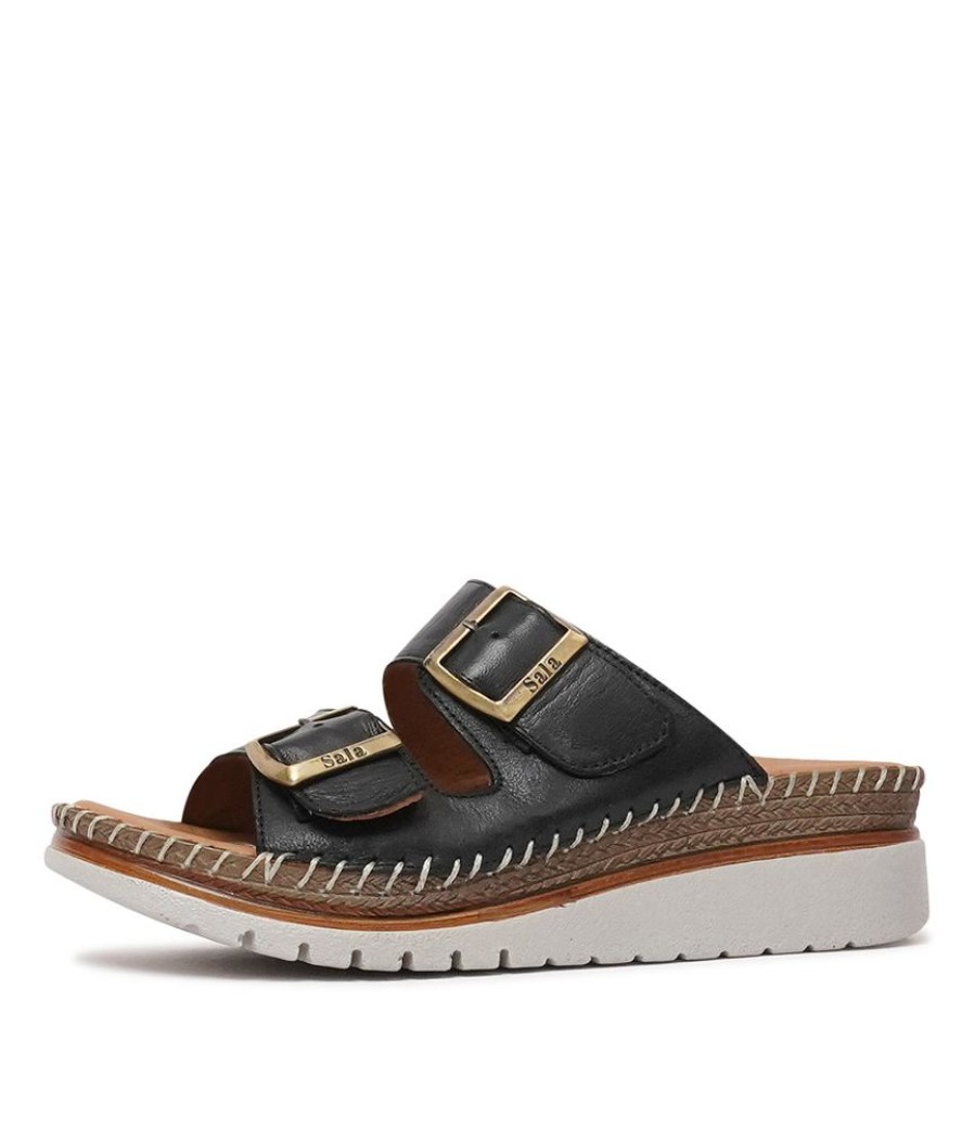 Sandals Sala | Oasis Black Leather Sandals