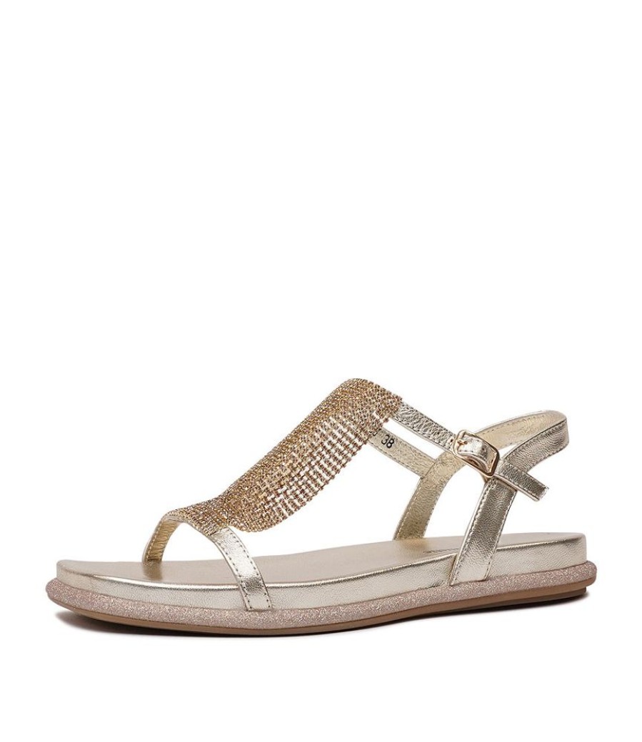 Sandals Django & Juliette | Yerrys Pale Gold