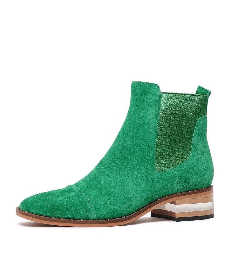 Boots Django & Juliette | Forda Spearmint Suede