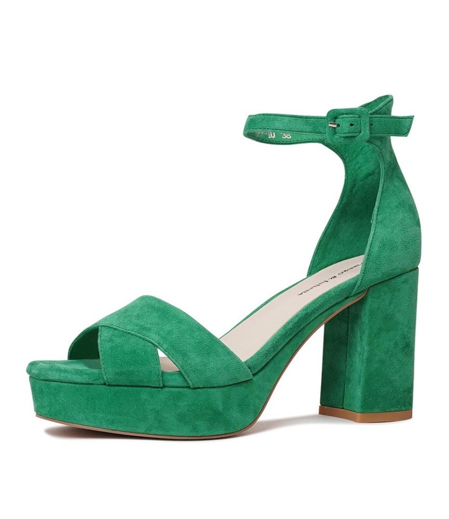 Heels Django & Juliette | Olonza Emerald Suede