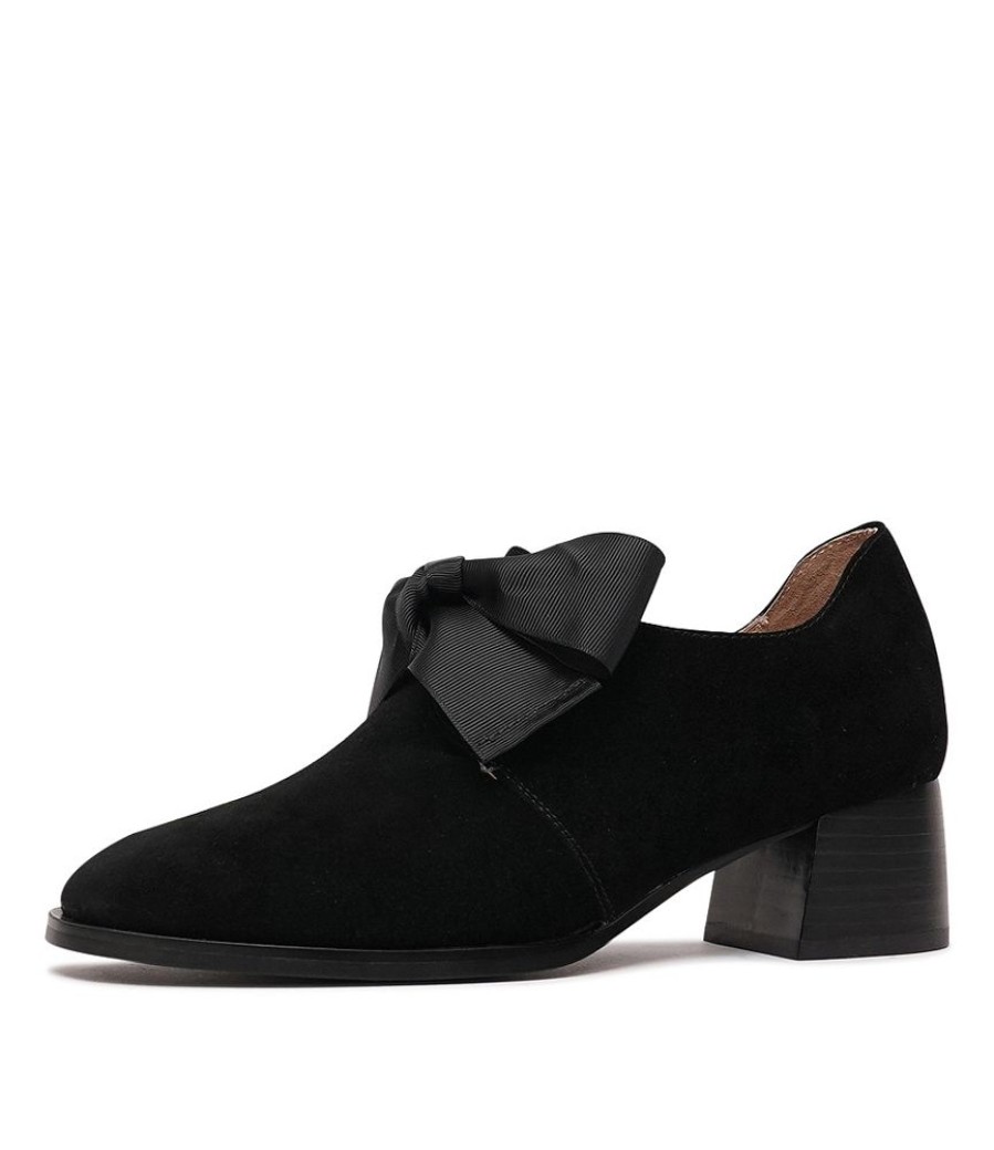 Heels Django & Juliette | Nonah Black Suede