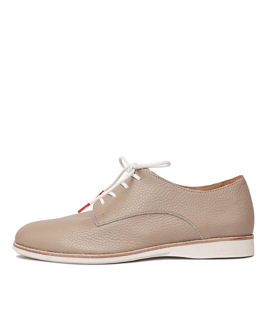 Flats Rollie | Derby Soft Taupe