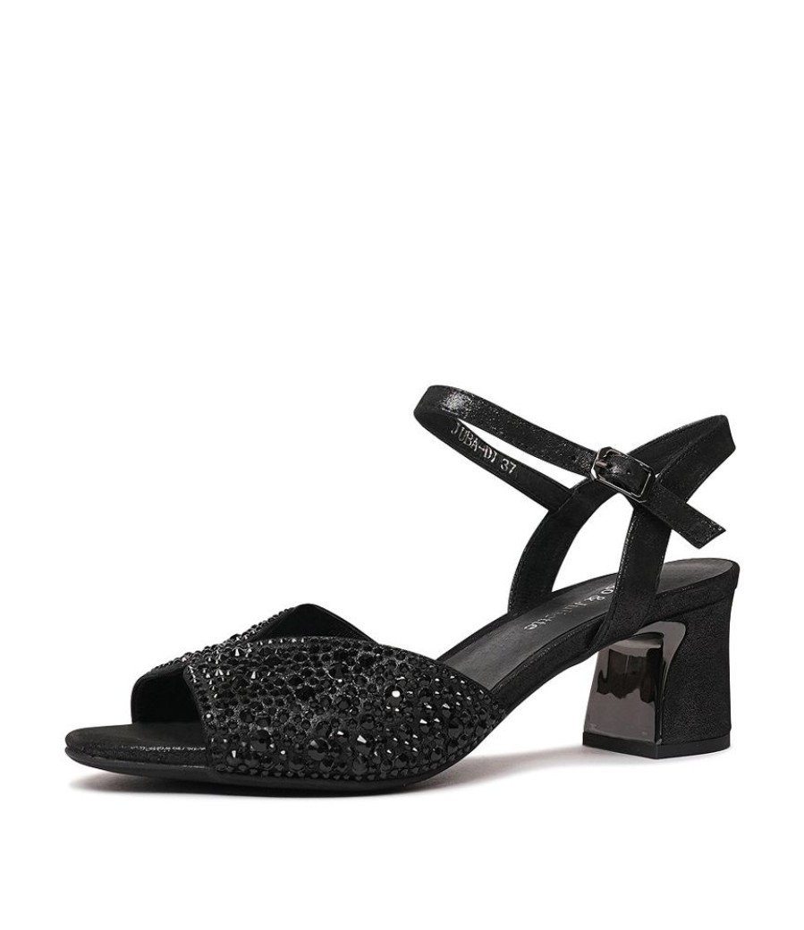 Heels Django & Juliette | Juba Black Shimmer