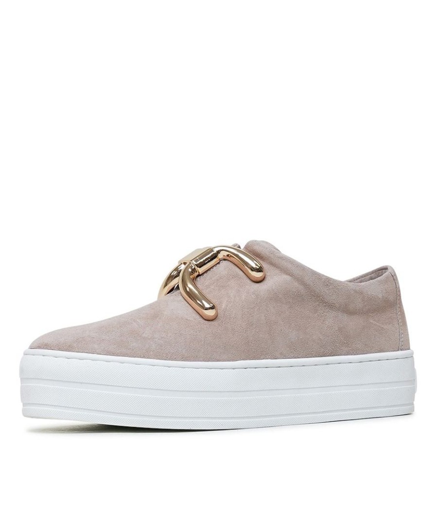 Flats Django & Juliette | Shelina Latte Suede