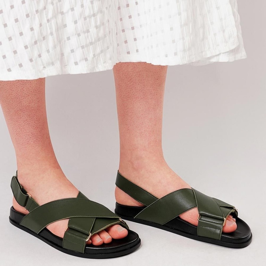 Sandals Mollini Shoes | Haylow Olive