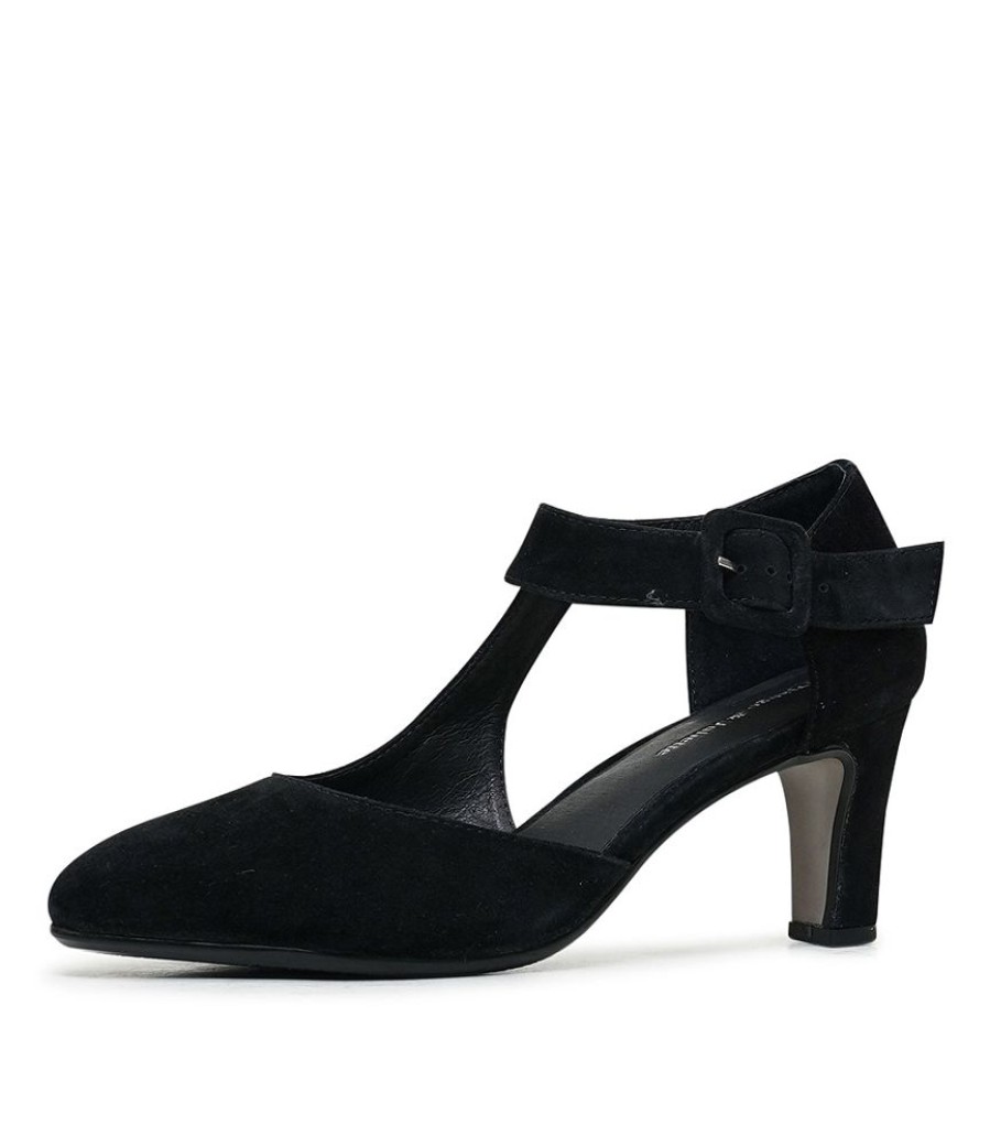 Heels Django & Juliette | Trinities Black Suede