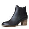 Boots Django & Juliette | Sadore Black Leather Ankle Boots