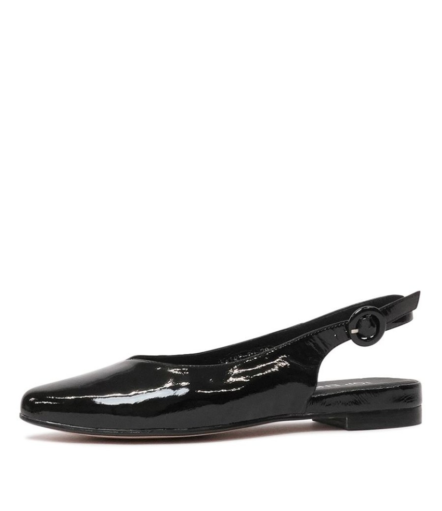 Flats Top End | Fairy Black Patent