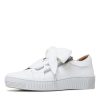 Flats EOS Shoes | Jovi White Leather Sneakers