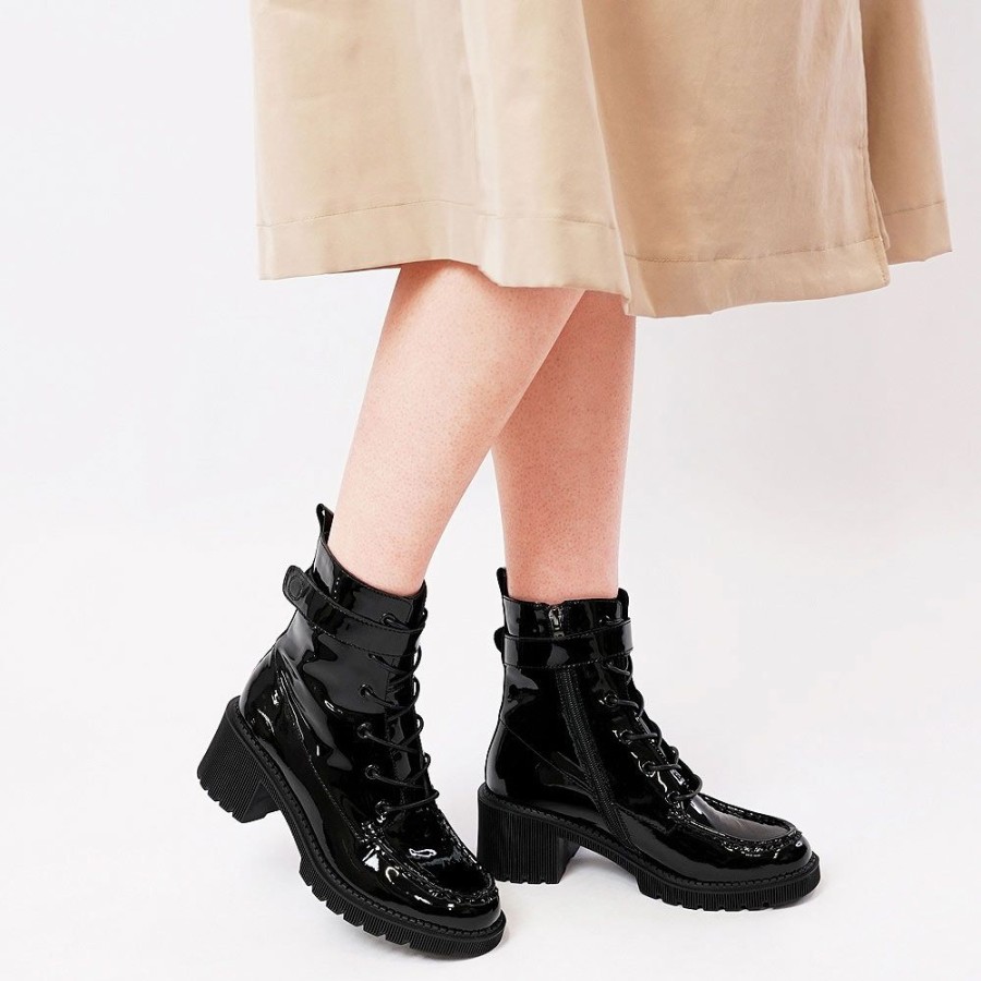 Boots Django & Juliette | Ziven Black Patent