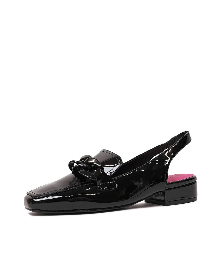 Flats Bresley | Randal Black Patent Leather Loafers