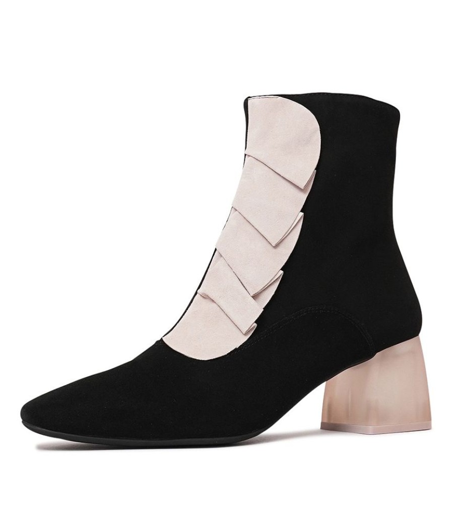 Boots Django & Juliette | Marzia Black Suede