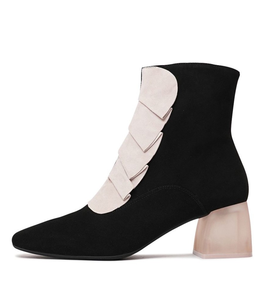 Boots Django & Juliette | Marzia Black Suede